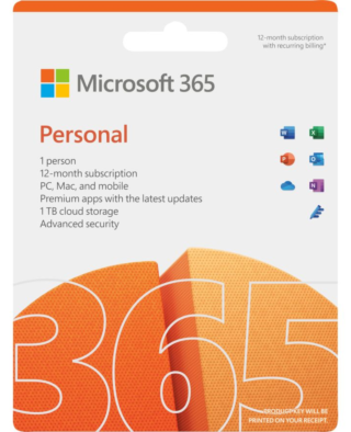 Microsoft 365 Personal - 1-year subscription